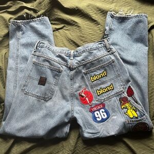 Old Navy Denim with Red Stitching